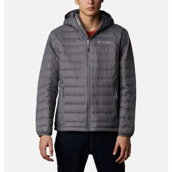 Columbia Muške Jakne - Voodoo Falls 590 TurboDown Hooded Tall Sive | UKHO-07642
